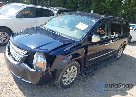 2012 Chrysler Town & Country Touring-L z USA, uszkodzony, nr VIN 2C4RC1CG5CR270056